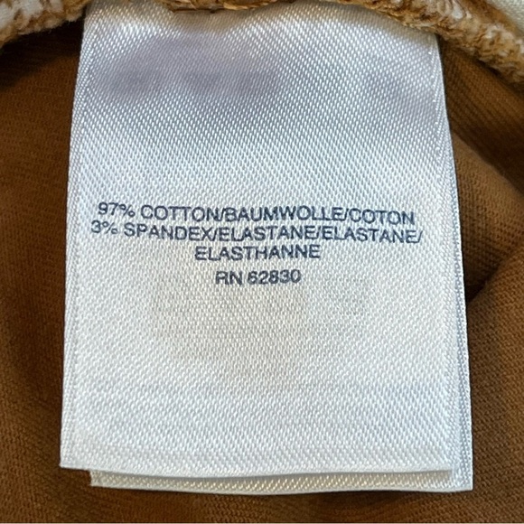 Lands' End Slim Leg Mid Rise Crop Pants Womens Size 6P Brown Canvas - Picture 9 of 13